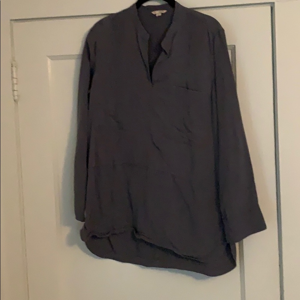 Gap Split Neck Tunic